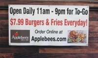 Applebees Covid Banner