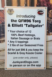 Tailgator Menu