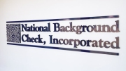 National Background Check Wall Lettering