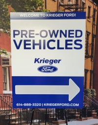 Kreiger Directional Sign